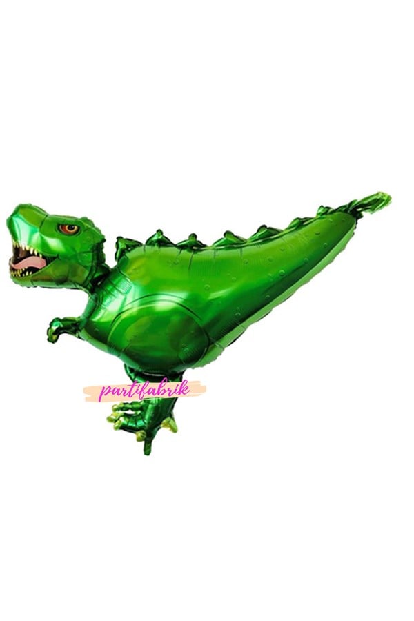 Jurassic Yeşil Dinozor Folyo Balon 99x75 cm
