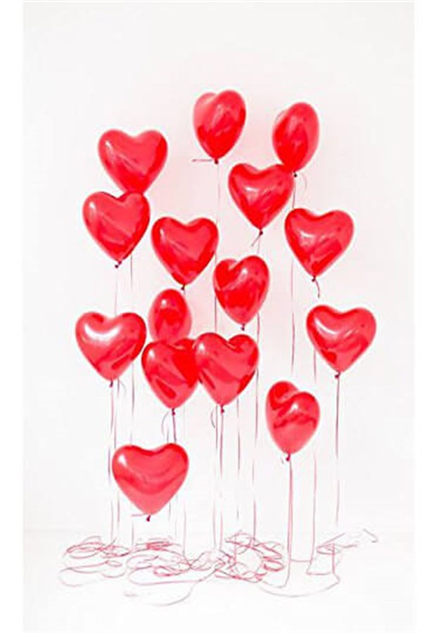 Kırmızı Kalp Balon Latex 5 Li