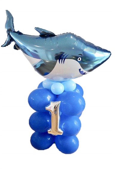 Köpek Balığı Shark  Balon Sütunu 1,8 Metre