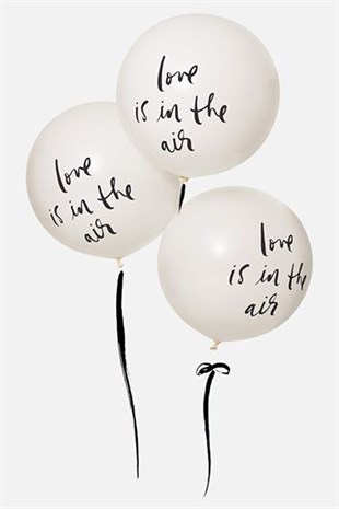 Bekarlığa Veda Love Is In The Air Yazılı Balon