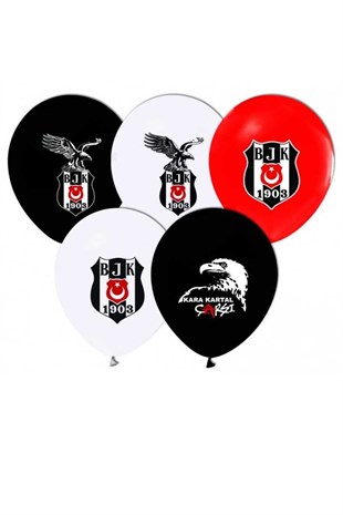 Beşiktaş Baskılı Latex Balon 10 lu