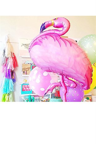 Flamingo Folyo Balon Pembe