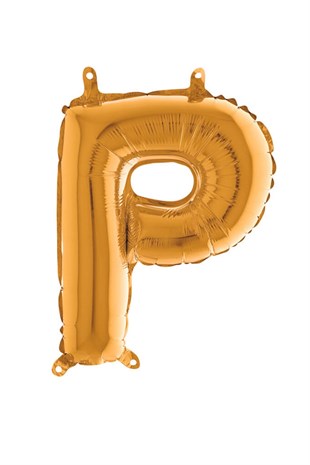 Harf Balon Altın Renk 100 cm P