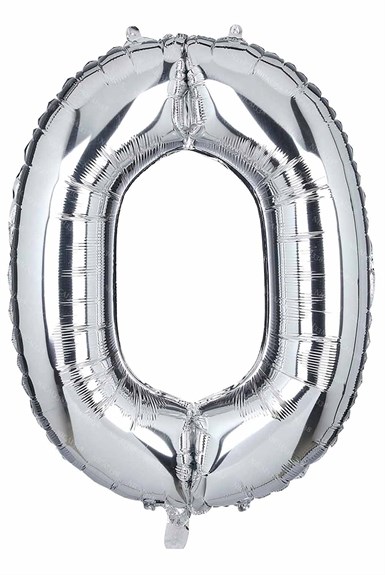 Harf Folyo Balon 40 cm Gümüş