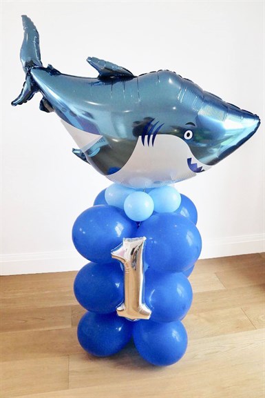 Köpek Balığı Shark  Balon Sütunu 1,8 Metre