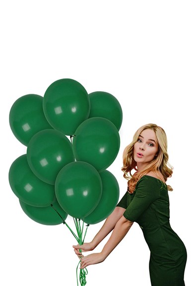 Koyu Yeşil Dark Renk Lateks Balon 5Li