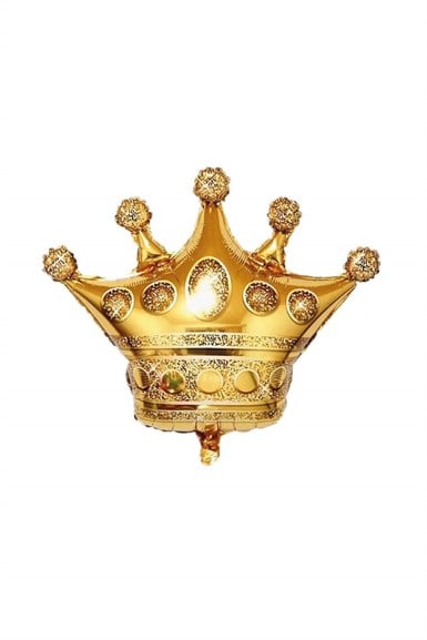 Kral Tacı Gold Renk Folyo Balon 100 cm
