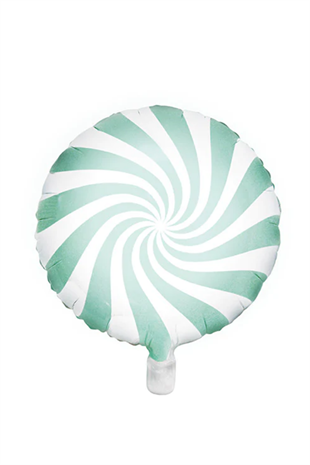 Makaron Yeşil Lolipop Şeker Folyo Balon 45 cm