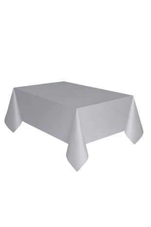 Masa Örtüsü Plastik Silver / Gümüş