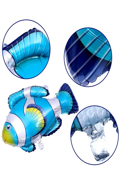 Okyanus Tema Deniz Canlıları Folyo Balon Seti 6 lı