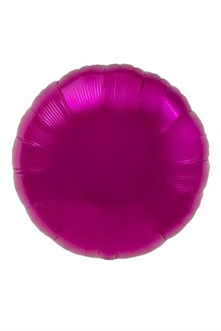 Oval Folyo Balon Fuşya