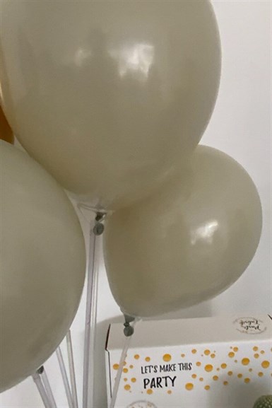 Taş Retro Renk Mat Pastel Balon 10 lu