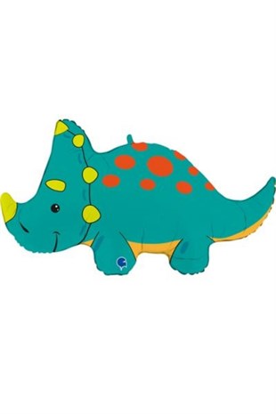 Trıceratops Sevimli Dinozor Folyo Balon 90 cm