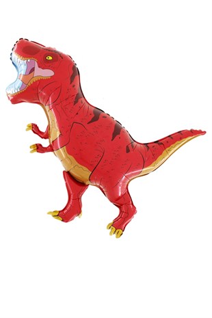 Turuncu t-rex Dinozor Folyo Balon