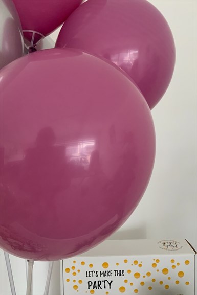 Yaban Çileği Retro Renk Mat Pastel Balon 10 lu