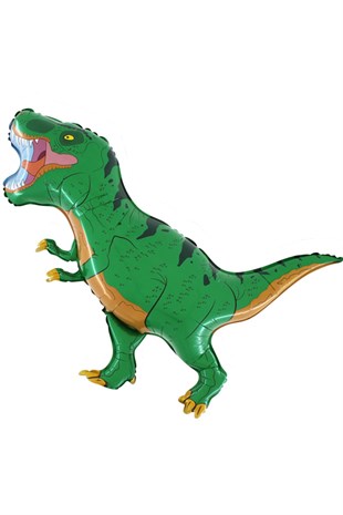 Yeşil t-rex Dinozor Folyo Balon