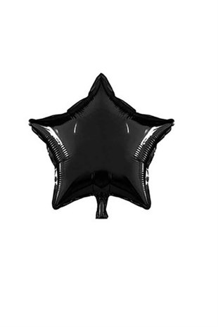 Yıldız Folyo Balon Siyah (40 cm)