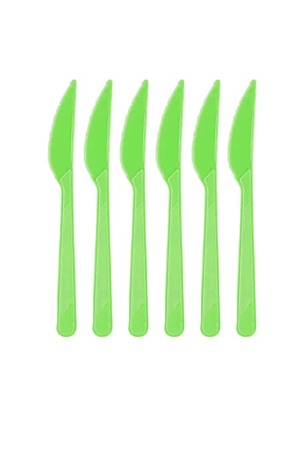 Yeşil Plastik Bıçak 25 li